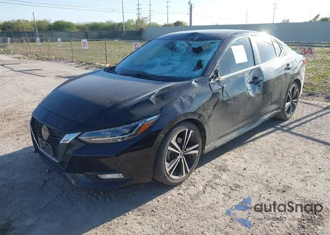 2021 Nissan Sentra Sr Xtronic Cvt z USA, uszkodzony, nr VIN 3N1AB8DV7MY217028